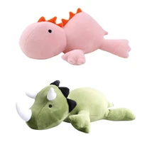 dinosaur weighted plush toy kawaii pink dinosaur plushtoy soft stuffed animal pillow baby appease doll gift toy for kids