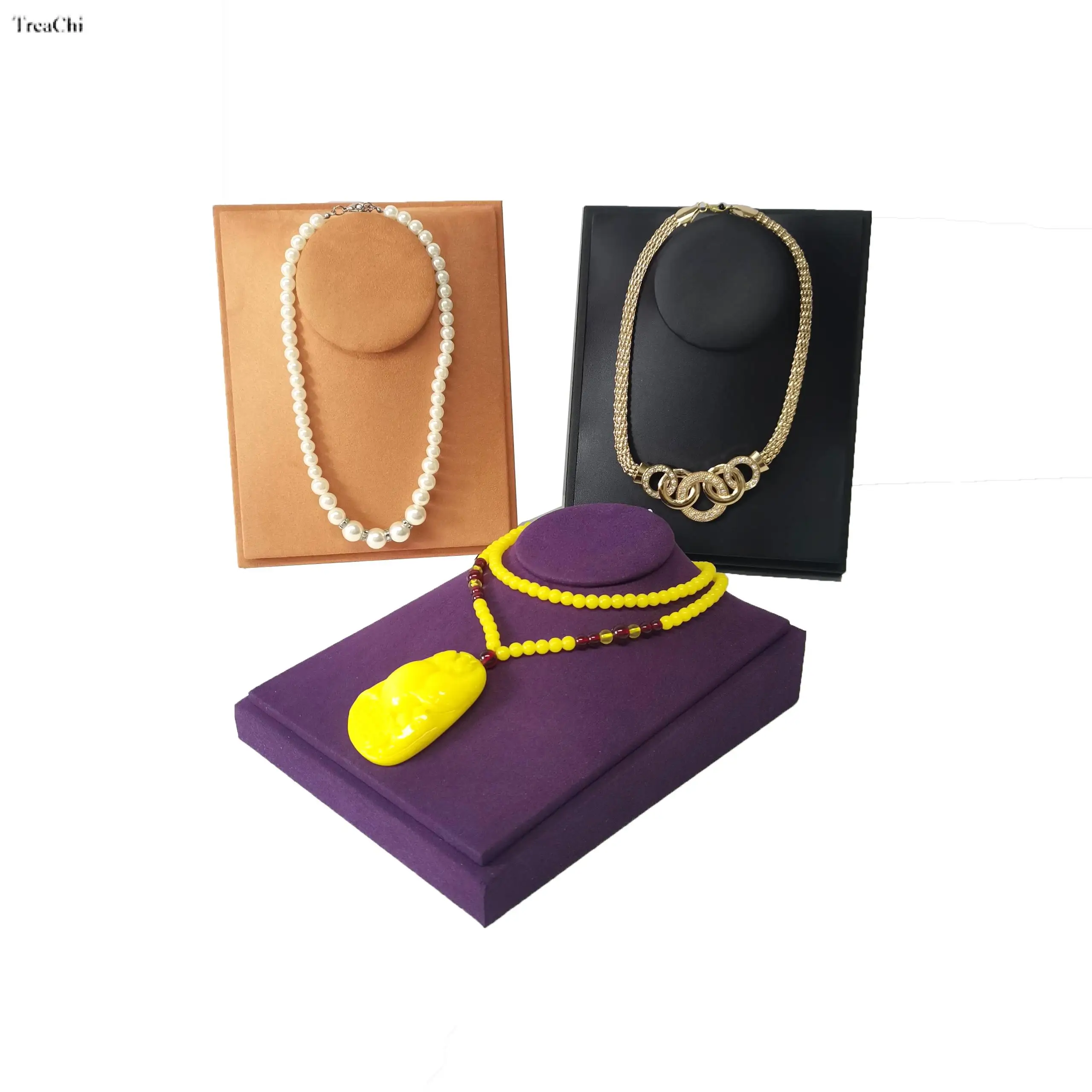 

Multicolor Bust Portrait Necklace Display Stand Jewelry Pendant Storage Rack Stand Display Decorative Necklace Bust