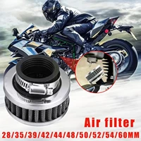 universal motorcycle scooter steel air intake filter 48mm 52mm mini cleaner%ef%bc%8bclamp filters replacement breather x8z3