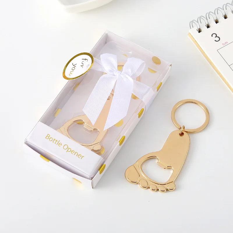 (10 шт./партия) Детские сувениры для гостей детских ножек открывалки бутылок