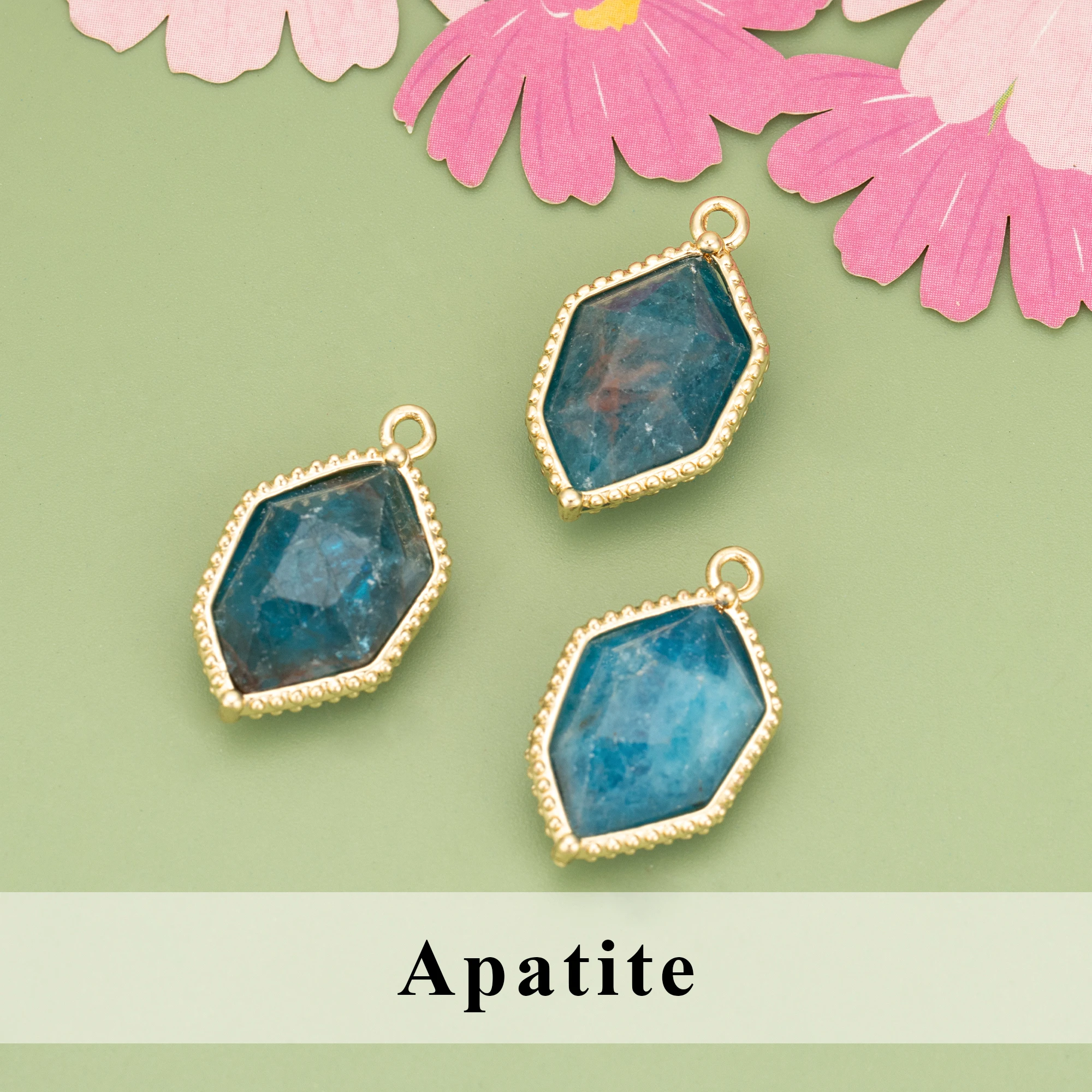 YEGUI MD76 аксессуары для ювелирных изделий позолота 18 карат медь натуральный камень