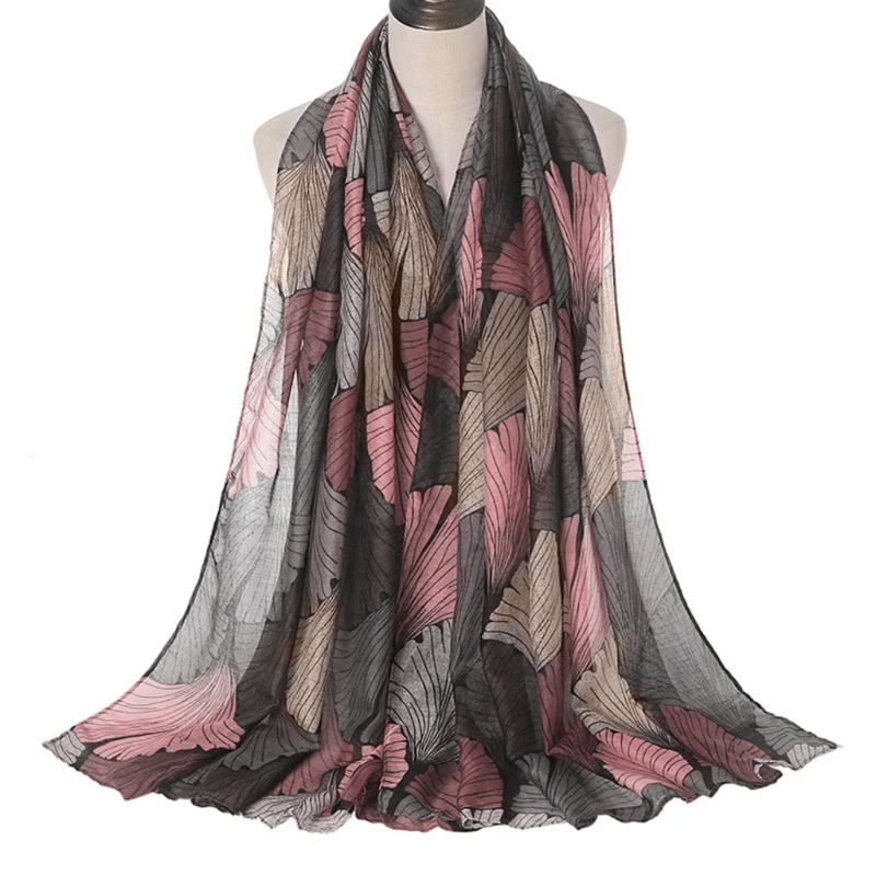 

Voile Scarf Floral Scarf Headscarf Shawl Scarf Muslim Fashion Hijab Scarf