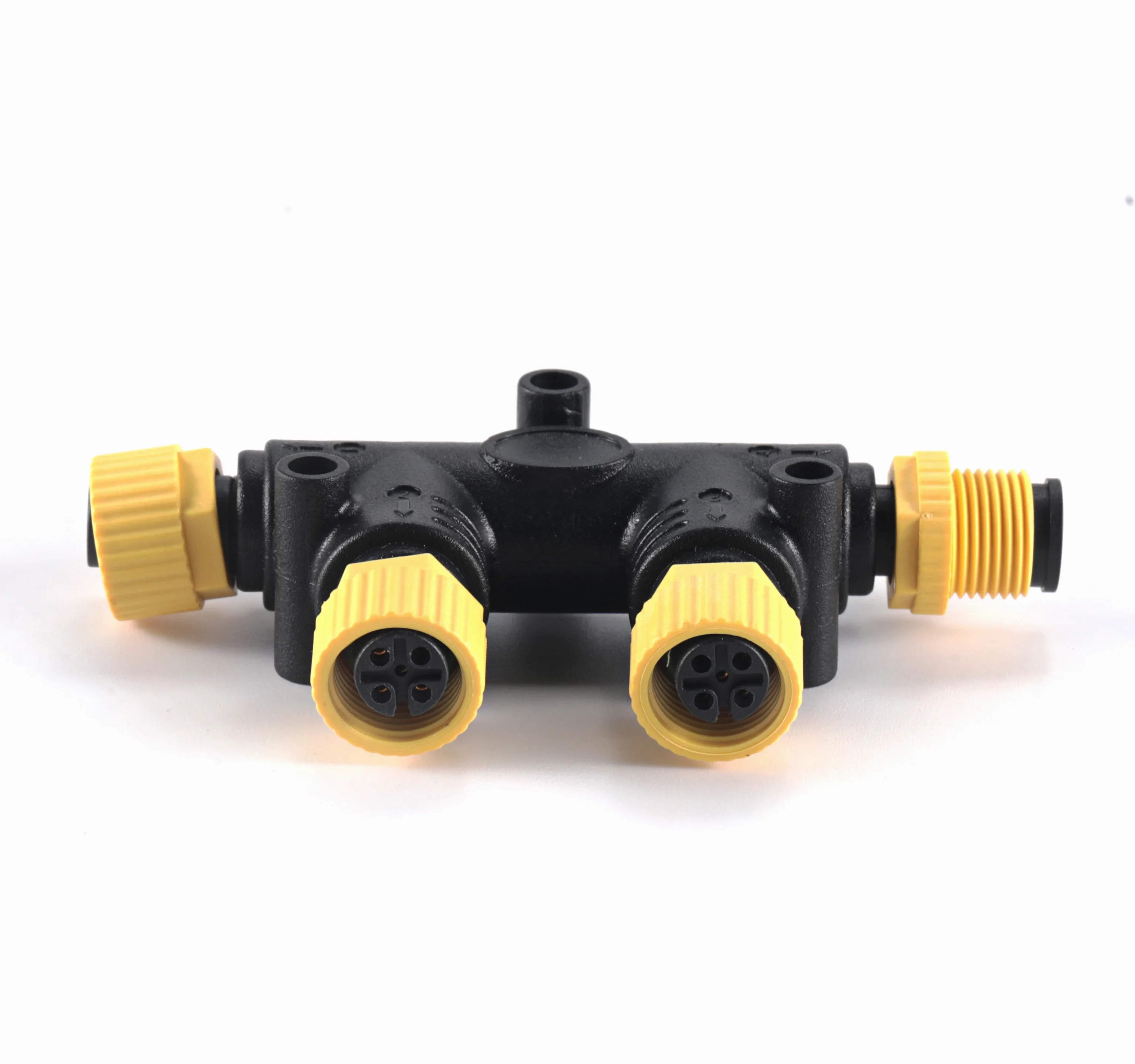 Фото Разъем NMEA 2000 T-типа, 3, 4, 5, 6, 7, 8 портов, 5-контактный, с резьбой M12, IP67, водонепроницаемый, для Garmin, Lowrance, Simrad, B&G №4