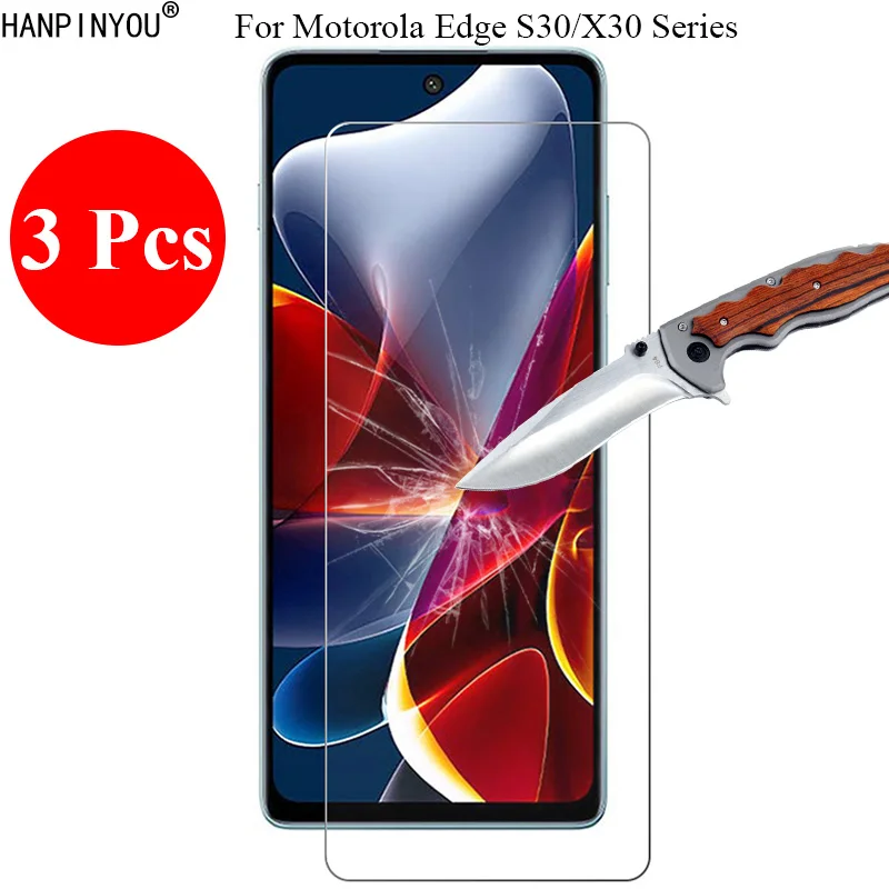 

3 шт./лот 9H 2.5D Закаленное стекло для защиты экрана Motorola Edge 30 Pro S30 X30 ультразащитная пленка