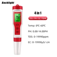 digital water quality monitor tester tds ph meter phtdsectemperature meter for pools drinking water aquariums