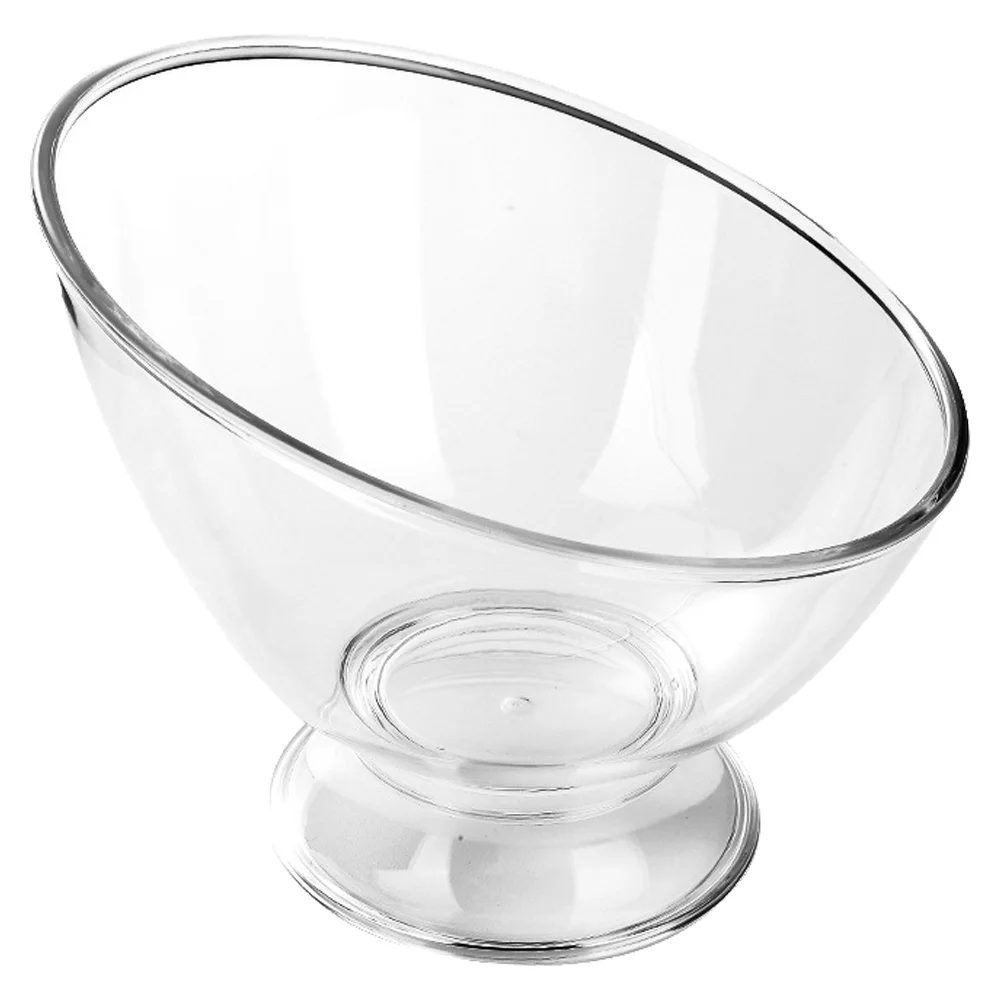 

Clear Salad Bowl Small Dessert Bowls for Food Fruit Bowl Large Plastic Bowl Glass Pudding Dishes