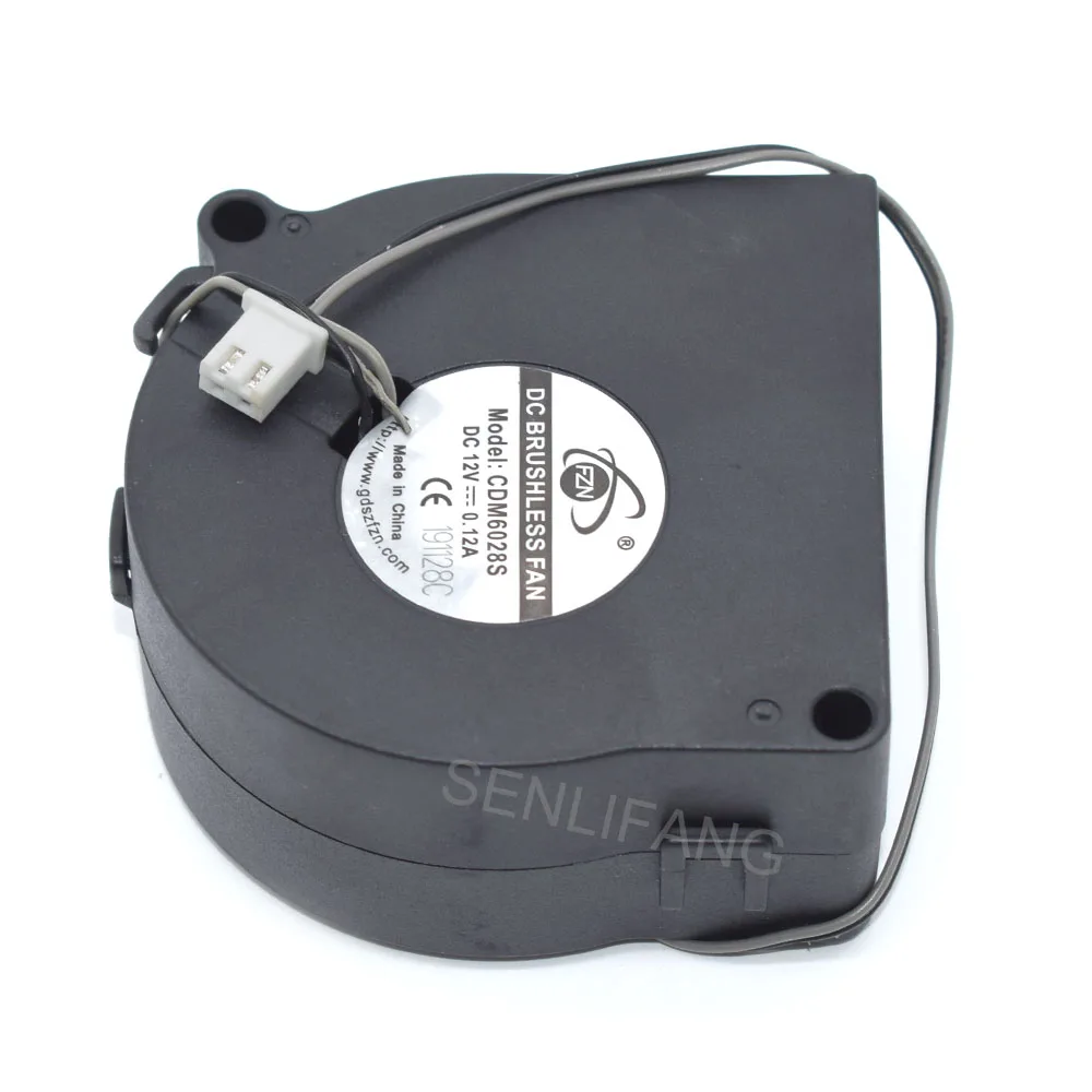 Вентилятор охлаждения 12 В BF6028M12S CDM6028S Новый 6 см вентилятор для COOLCOX FZN 60*60*28 мм 0.12A 2