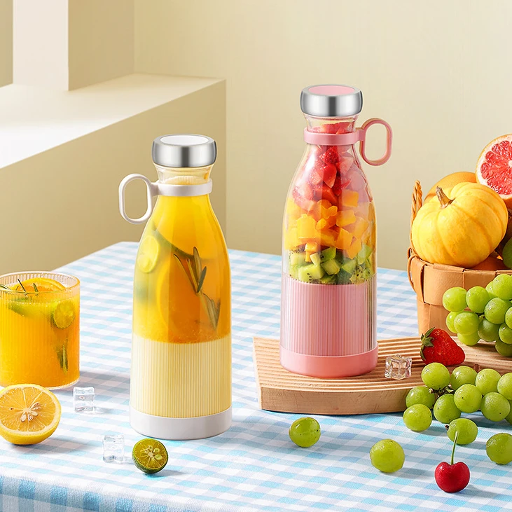

Portable Juicer Cup Milkshake Blender Machine USB Electric Fruit Milk Smoothies Mixing Tool Mini Fresh Juice Maker Sport Bottle