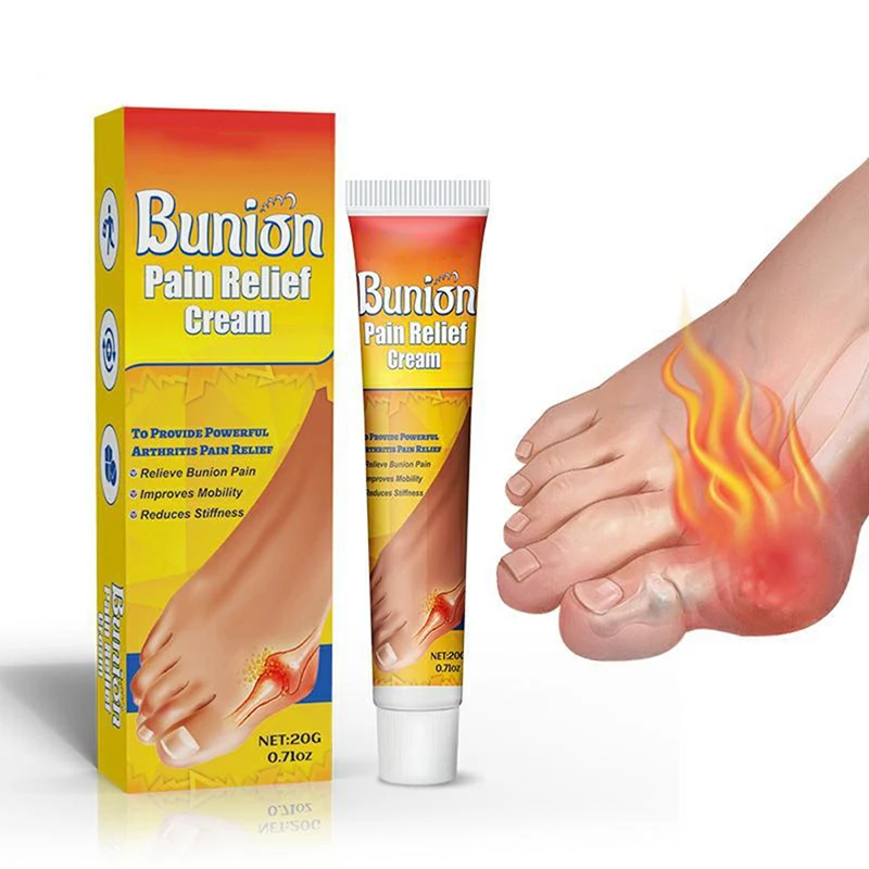 

20g Bunion Gout Pain Relief Ointment Toe Joint Valgus Corrector Cream Hallux Knee Lumbar Arthritis Treatment Medical Plaster