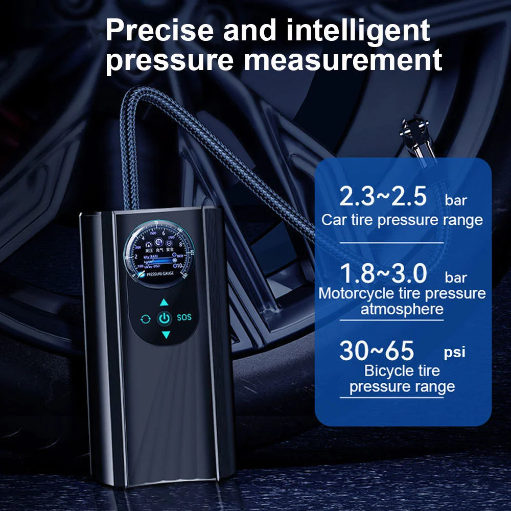 12 В мощные автомобильные надувные насосы мини автомобильный воздушный