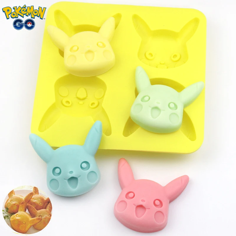 Форма для торта Pokemon Pikachu, Креативные кухонные инструменты ручной работы для выпечки, кубик льда, форма для Муса, форма для шоколада, форма для выпечки тортов, подарки