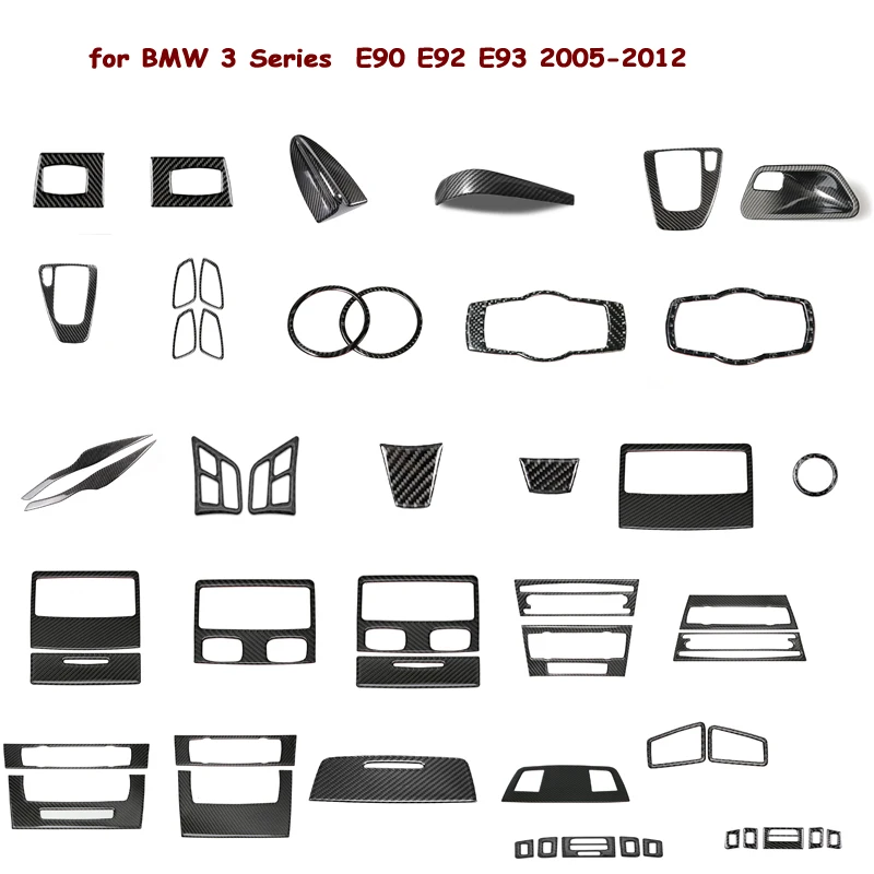 Автомобильные наклейки для BMW 3 серии E90 E92 E93 2005-2012 рамка переключателя фары