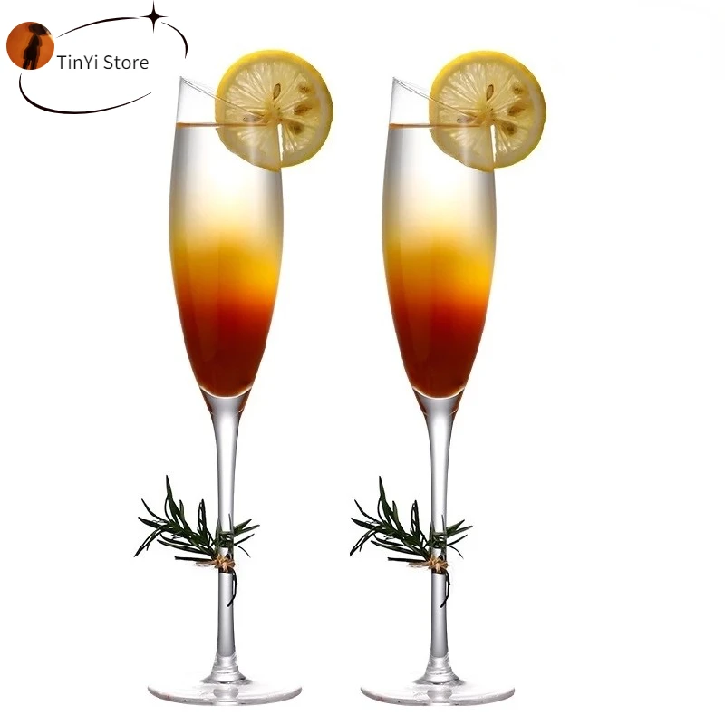 

European-Style Champagne Tower Cup Wide Mouth Champagne Glass Goblet Classical Martini Cups Retro Cocktail Saucer Wine Glasses