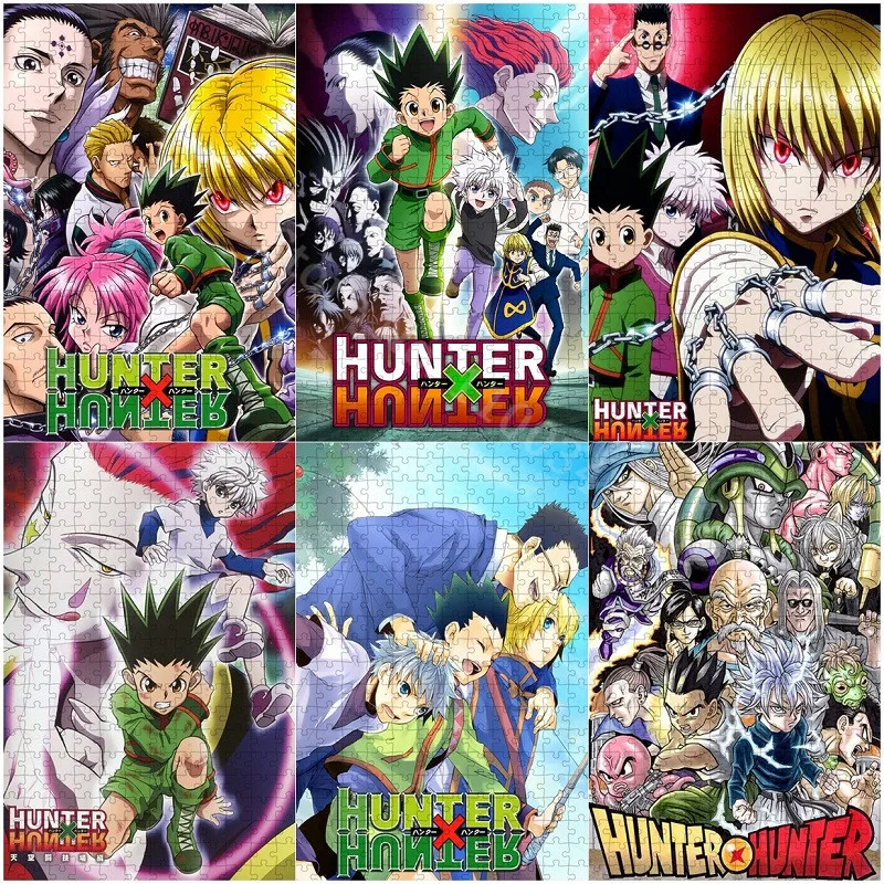 

Пазлы из японского аниме Hunter X Hunter, 35/300/500/1000 шт.