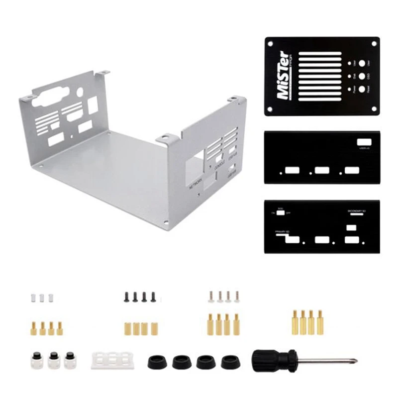 

Metal Cases For Mister FPGA Kit Suit For DE10-Nano Main Board/V6.1 I/O Board And For New Mister USB Hub