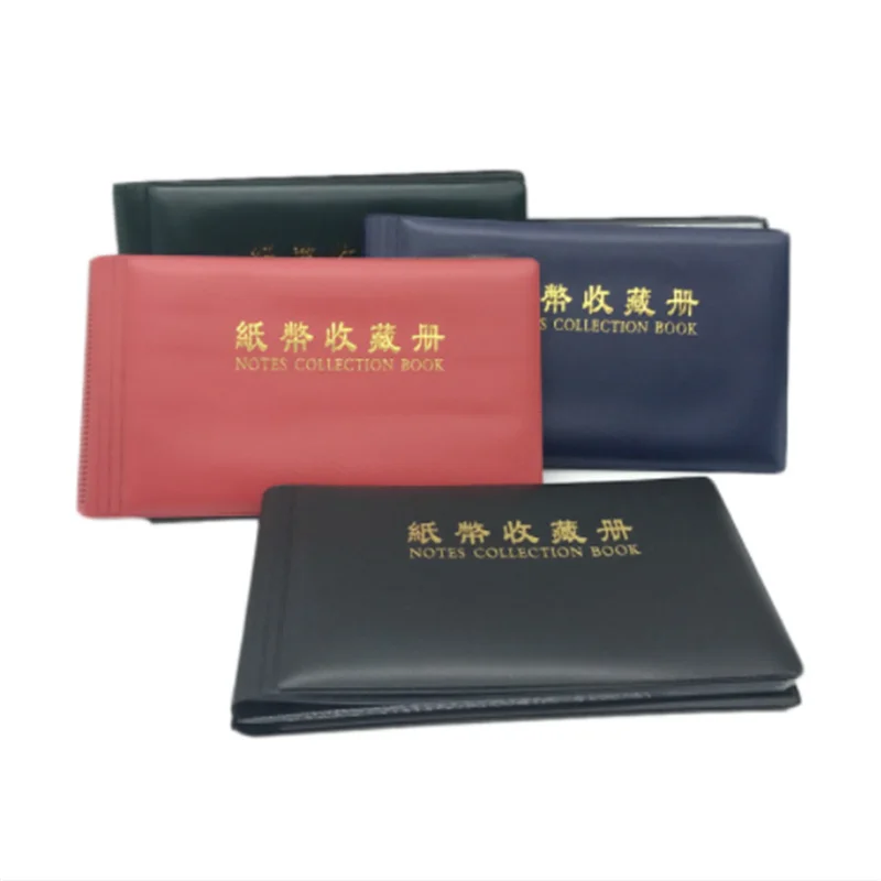 

Useful 20 Pages Money Albums For World Paper Money Coins Album Holder Money Banknote Storage Case Paper Money Collector