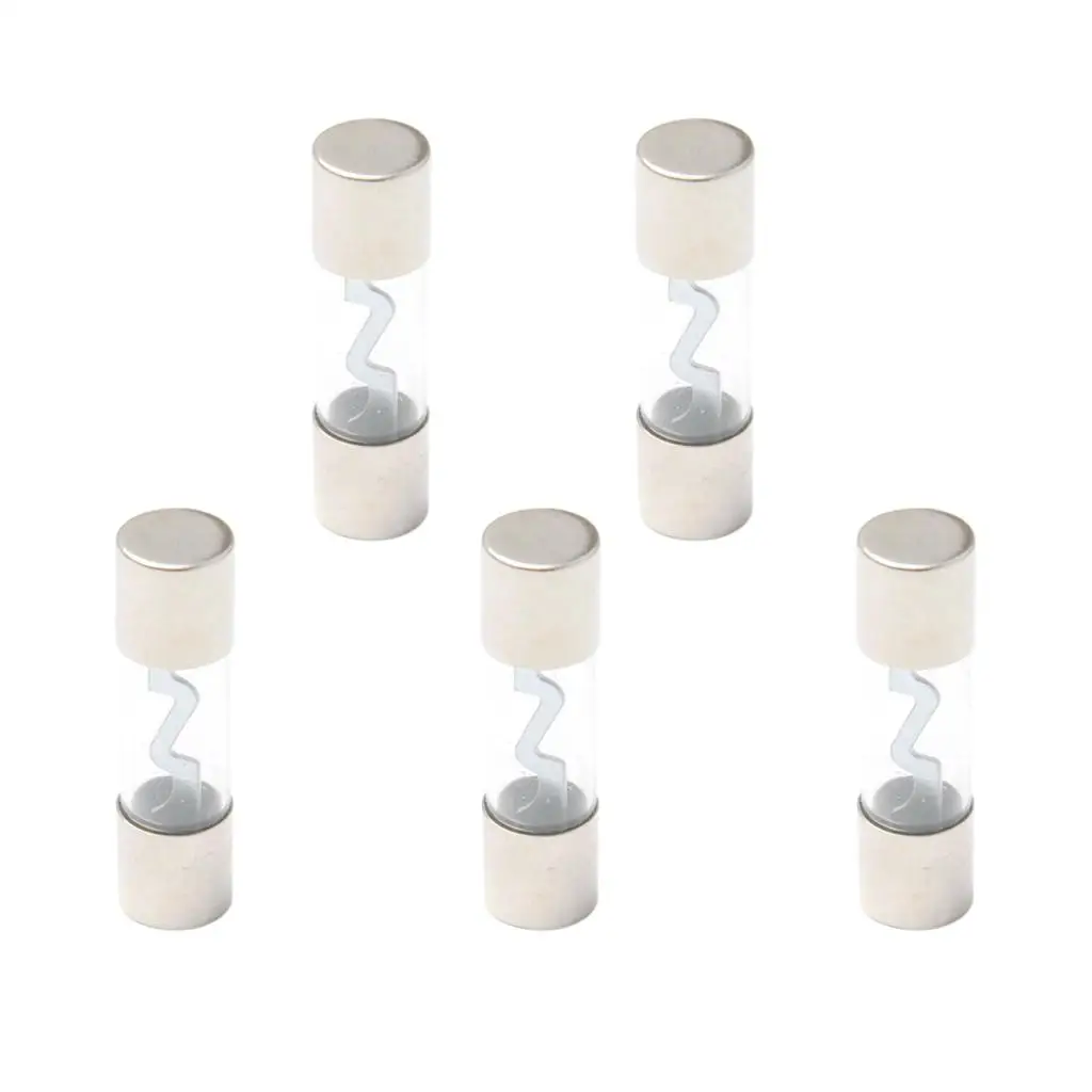 

5 шт. 60 ампер AGU предохранитель для установки автомобильного аудио стеклянный плакированный предохранитель высокая производительность