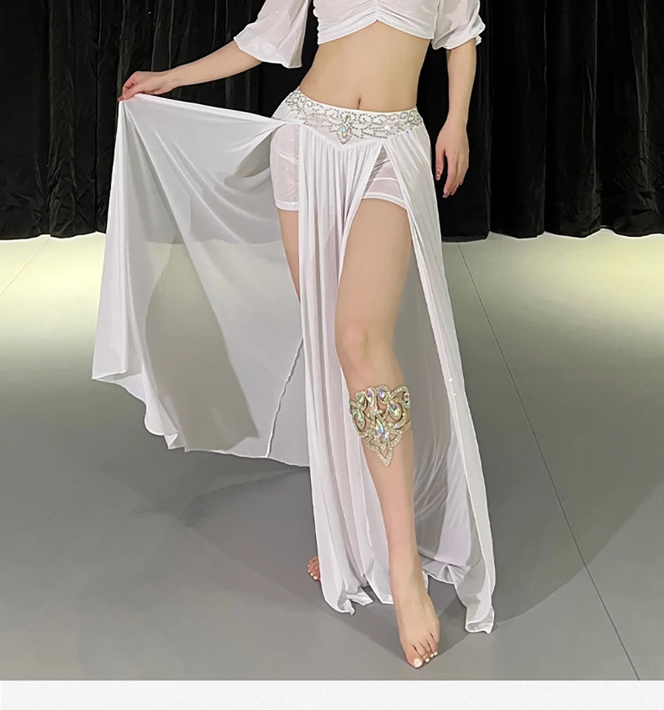 Женский костюм для танца живота сеточная тренировочная униформа выступлений и