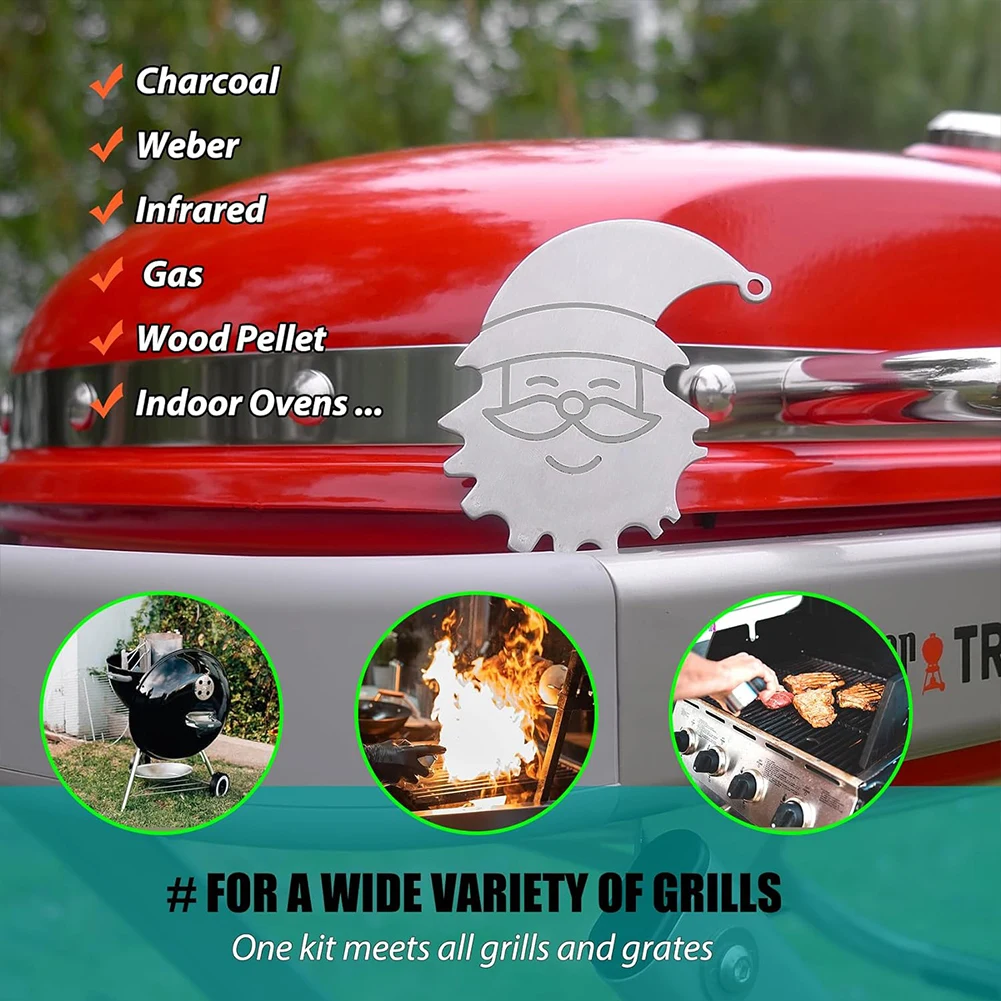 Скребок для гриля барбекю грили из нержавеющей стали очиститель решеток