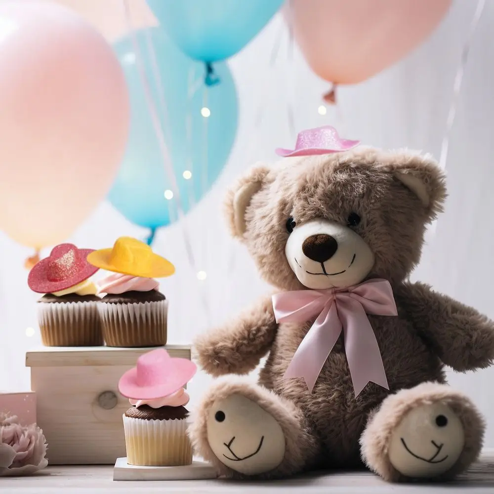 6 шт. тканевые ковбойские мини-шапки креативные маленькие куклы декоративные