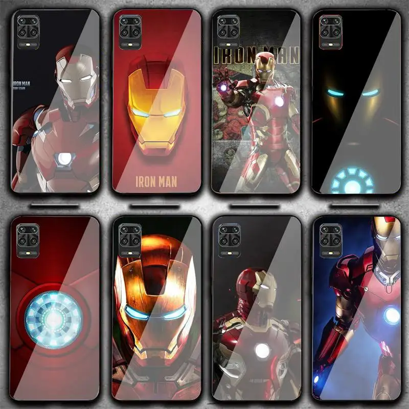 

Iron Man Phone Case Phone Case For Xiaomi6 8SE X2S NOTE3 Redmi4 5 6 Plus Note 4 5 6 7 Tempered Glass Shell