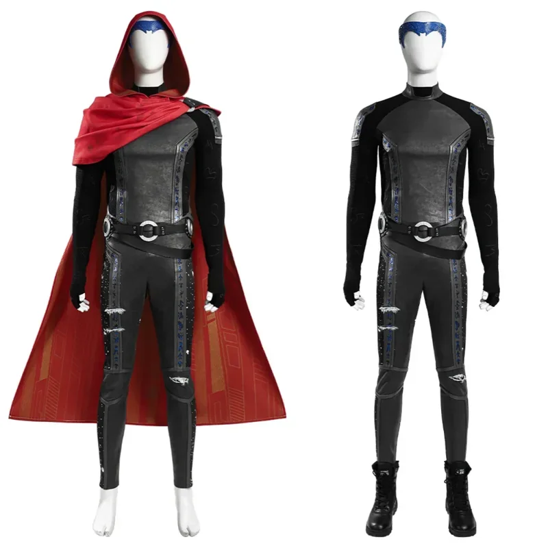 FC6Взрослый мужчина Агата Косплей All Along William Kaplan Костюм Кожаный топ Брюки Наряд