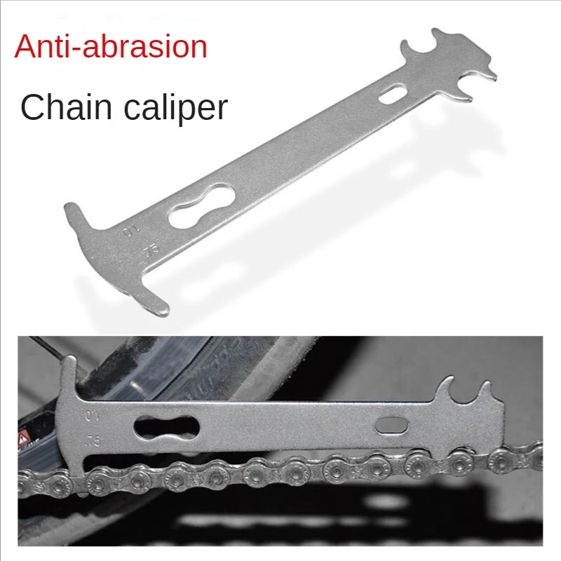

Bicycle Chain Wear Checker Indicator Repair Tool Mountain Road Chains Gauge Measurement Ruler Replacement Bicycle Accessories