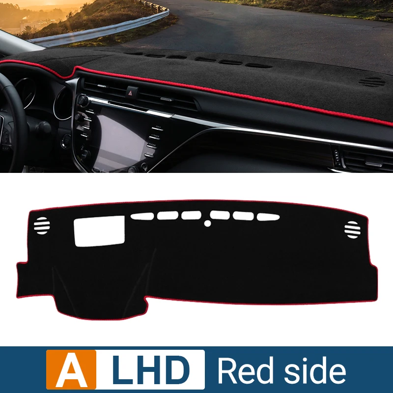 

Для Toyota Camry XV70 2018 2019 2020 2021 2022 2023 2024 Camry 70 гибридный чехол для приборной панели автомобиля, коврик для приборной панели, солнцезащитный козырек, аксессуары