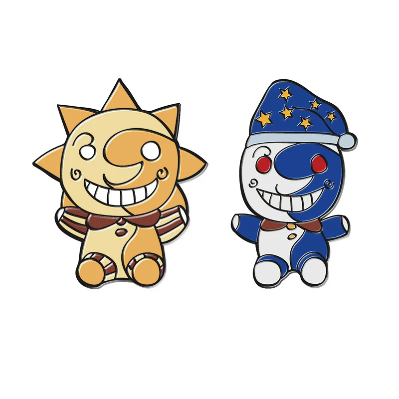 

Dear-you New product security vulnerability final BOSS badge game clown sun doll brooch personality accessories trend brooch
