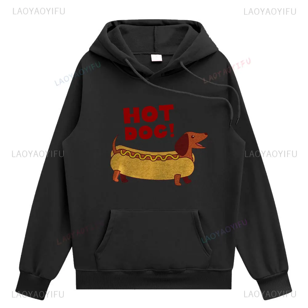 Толстовки с капюшоном для собак и таксы женский топ длинными рукавами рисунком