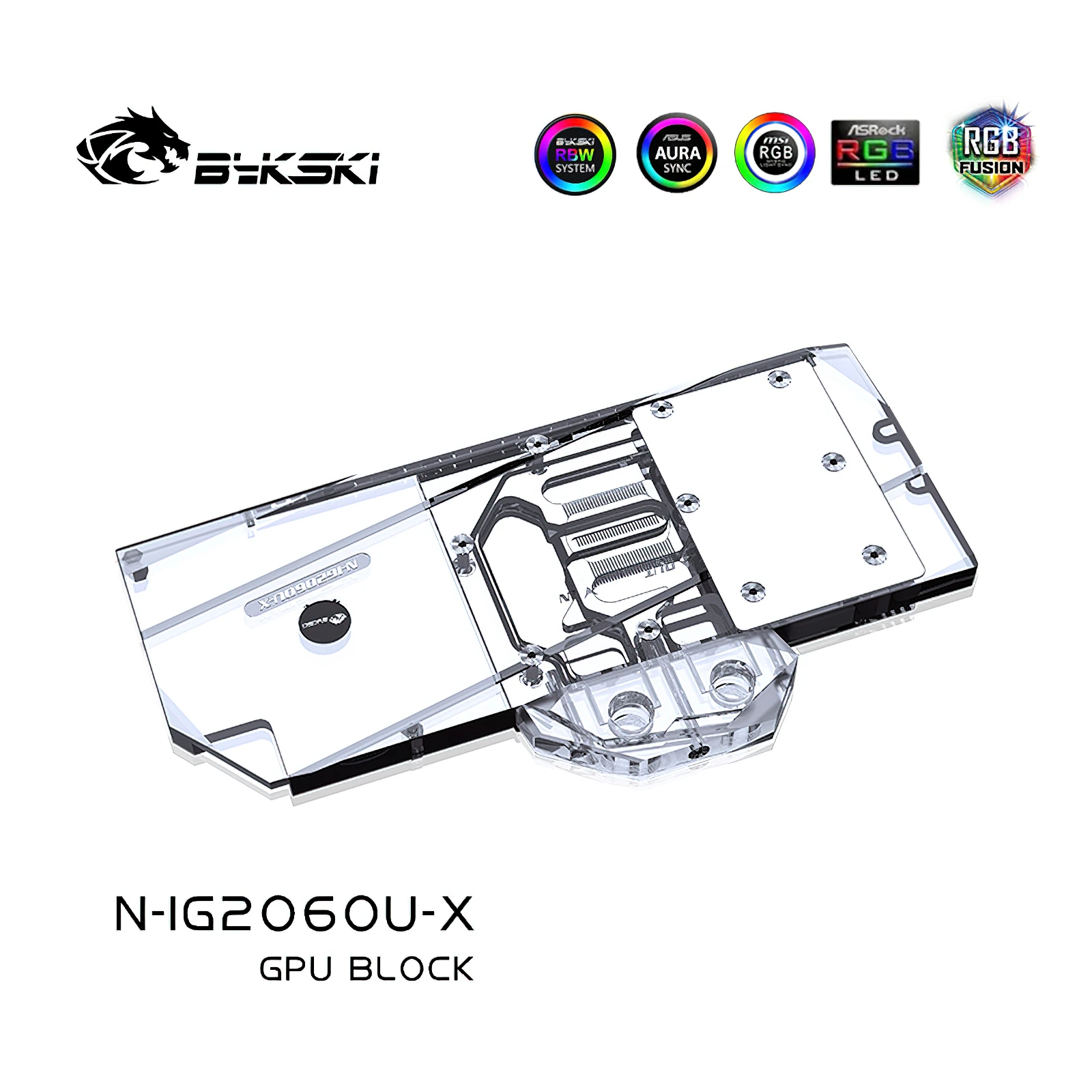 Bykski N-IG2060U-X GPU Блок для цветной iGame RTX 2060 Ultra | Компьютеры и офис