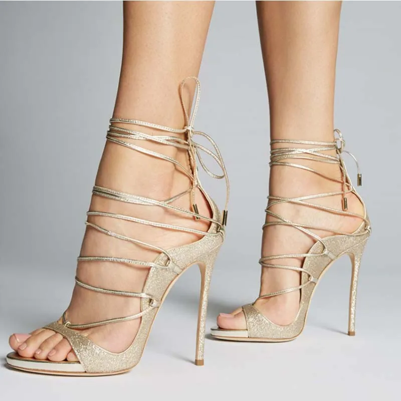 

Ankle Starp Open Toe Women Shoes Cross-tied Female Pumps Cover Heels Casual Ladies Sandals Summer Slingback Zapatos Mujer