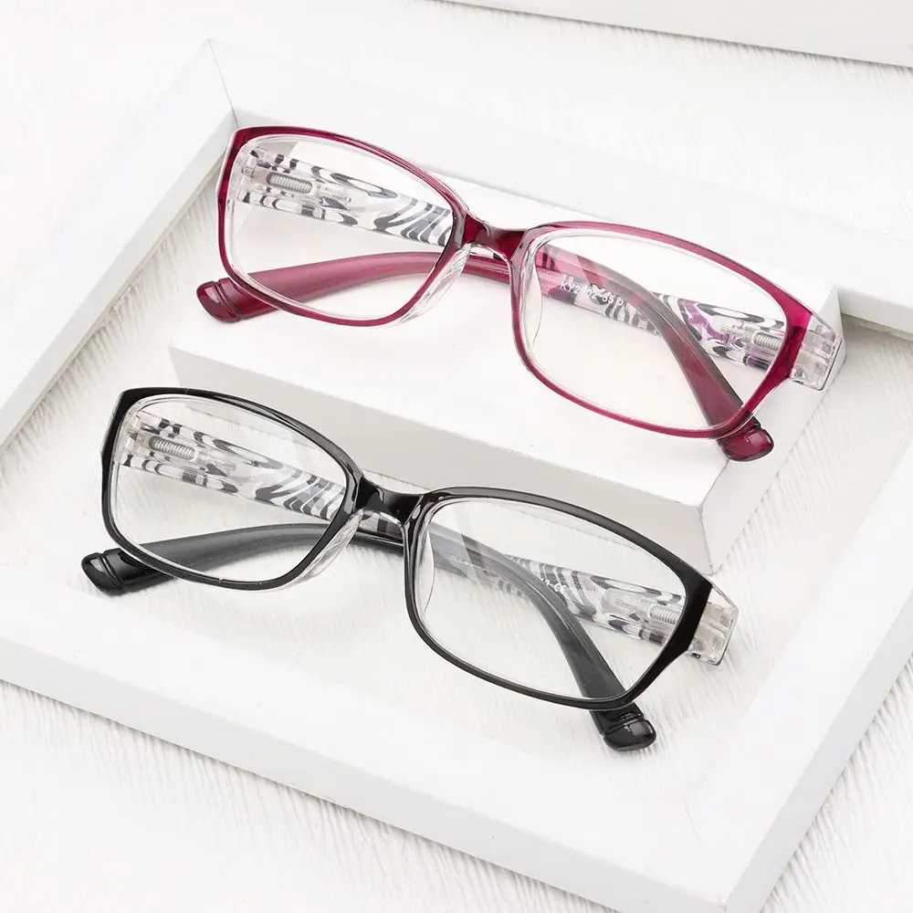 

Women Vintage Elegant Portable Eye Protection Ultra Light Frame Anti-Blue Light Eyeglasses Reading Glasses