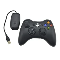 for gamepad joystick controller wireless controller for microsoft xbox 360 with pc receiver wireless 2 4g