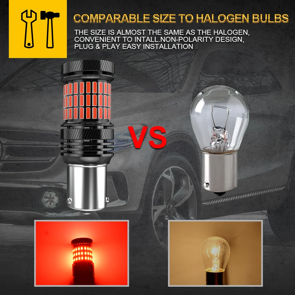 Лампочка для автомобильного поворотного сигнала 2 шт.