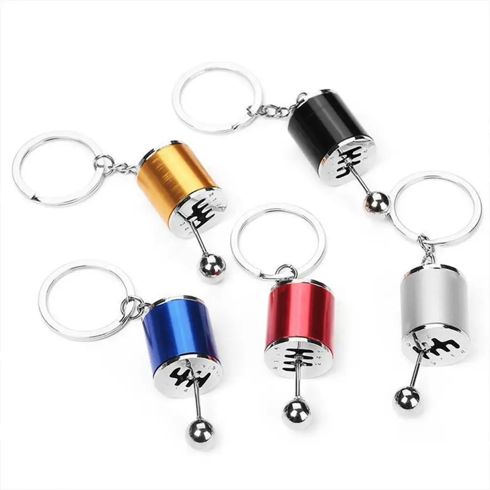 크리 에이 티브 자동차 부품 모델 기어 이동 키 체인 Keyring ADHD Fidget 열쇠 고리