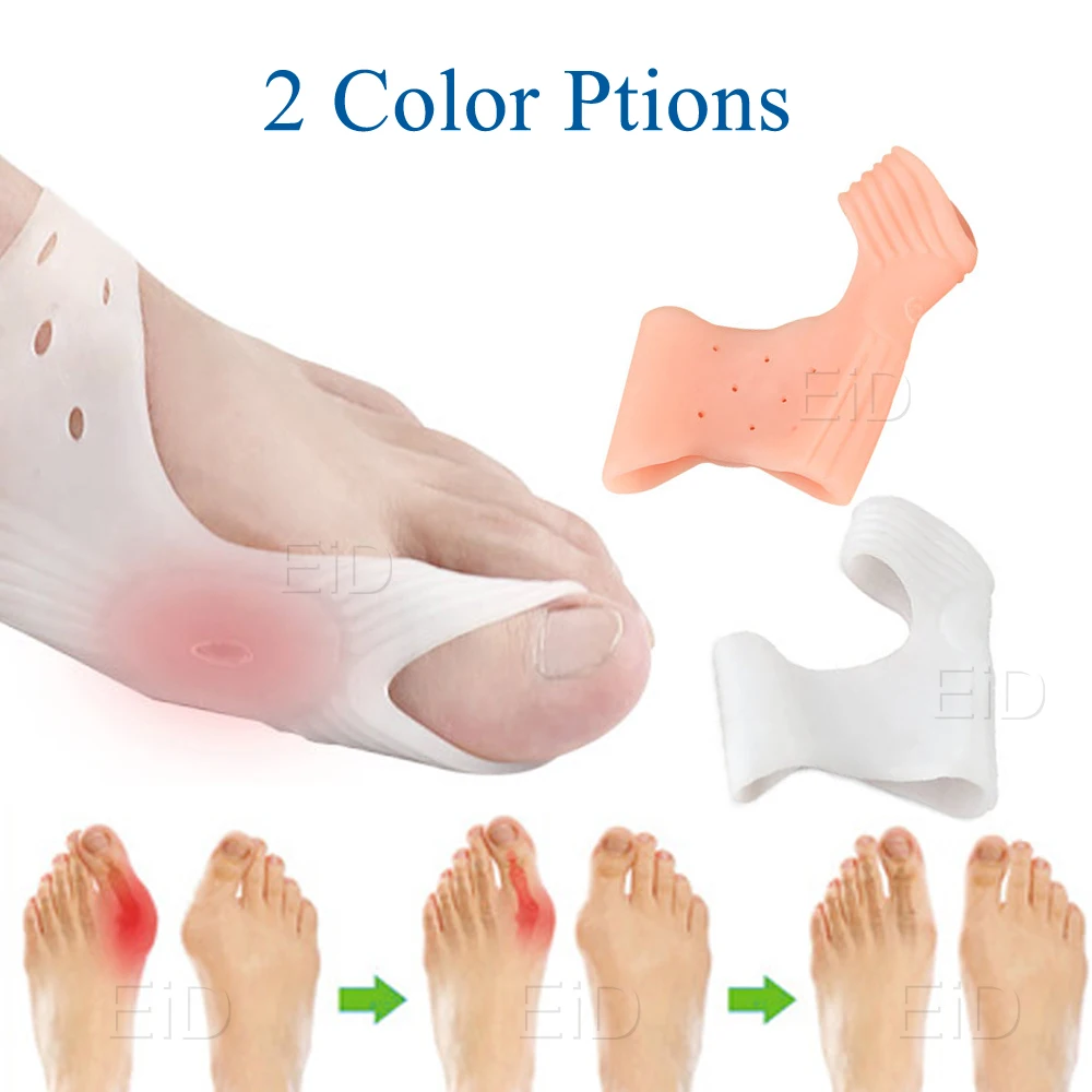 EiD Silicone Gel Toes Separator fot Hallux Valgus Orthotic Insoles Toe Correction Cushion Forefoot Pad Inserts Foot care Unisex