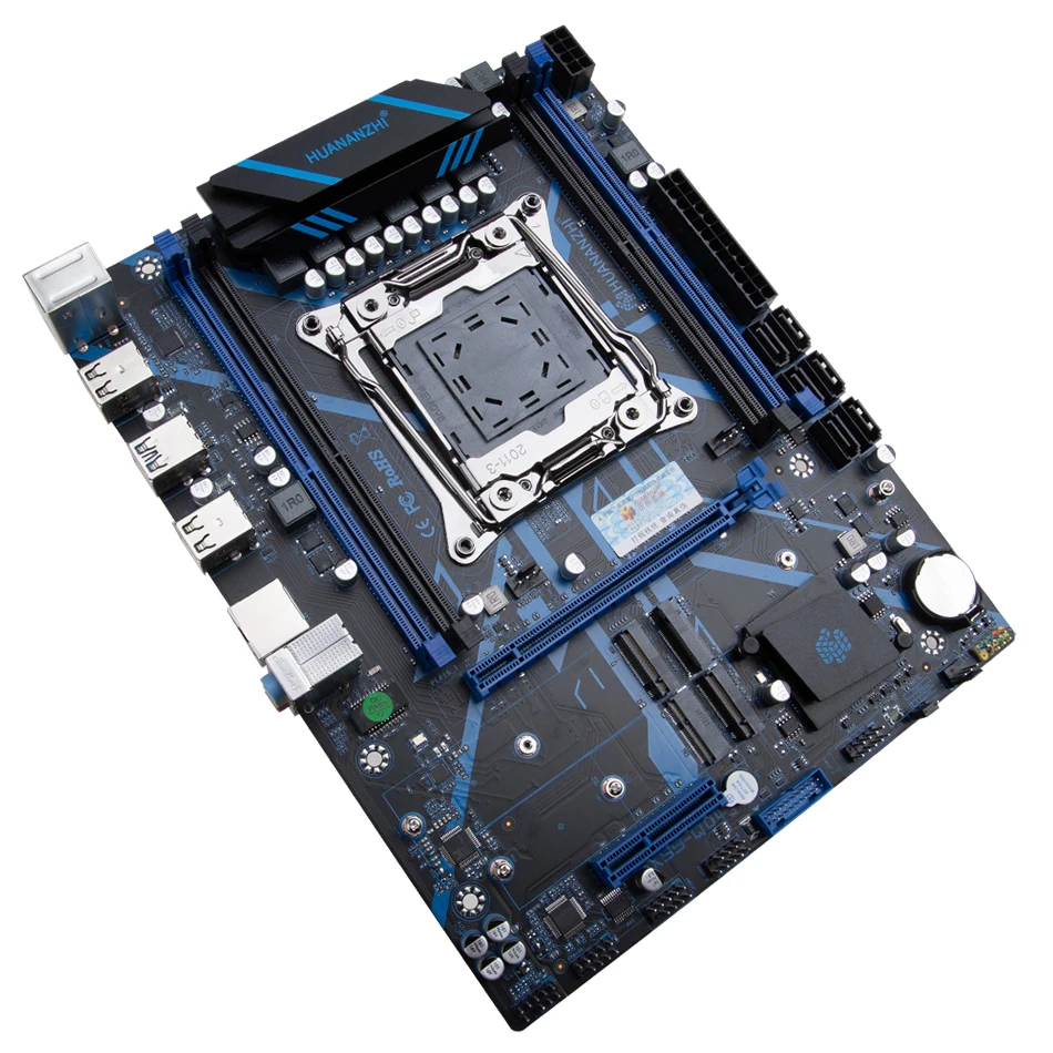 HUANANZHI X99 QD4 LGA 2011-3 XEON X99 материнская плата с Intel E5 2620 ...