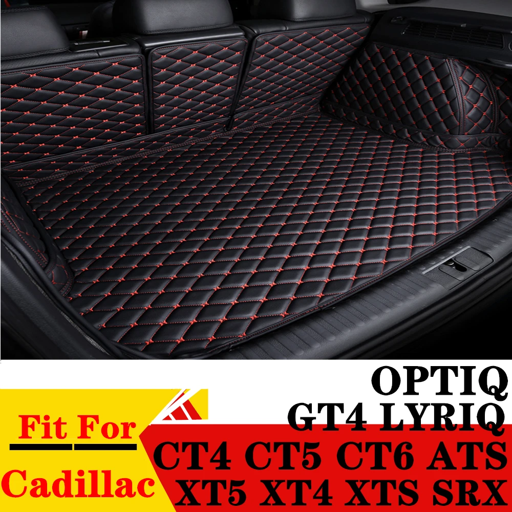 Коврик в багажник автомобиля для Cadillac XT5 XT4 XTS CT4 CT6 CT5 SRX ATS GT4 LYRIQ OPTIQ задняя крышка