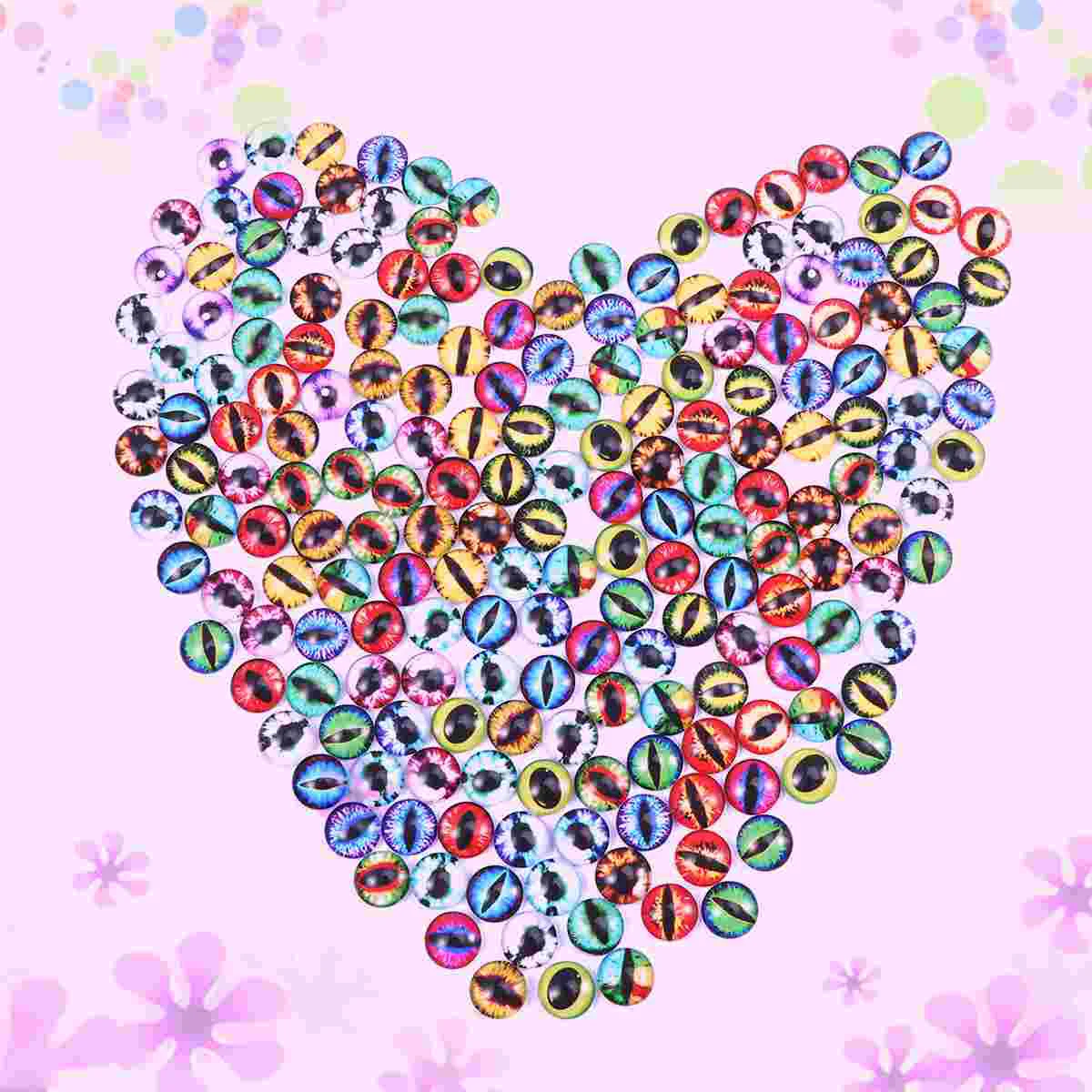 200 шт. бусины драгоценные камни очки для рукоделия кукол пуговицы кнопки