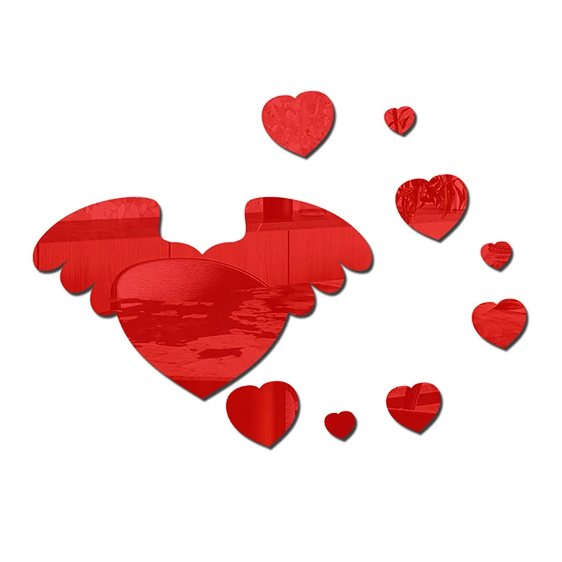 Поднимите свое пространство с любовью и стилем — красные темно-синие наклейки на