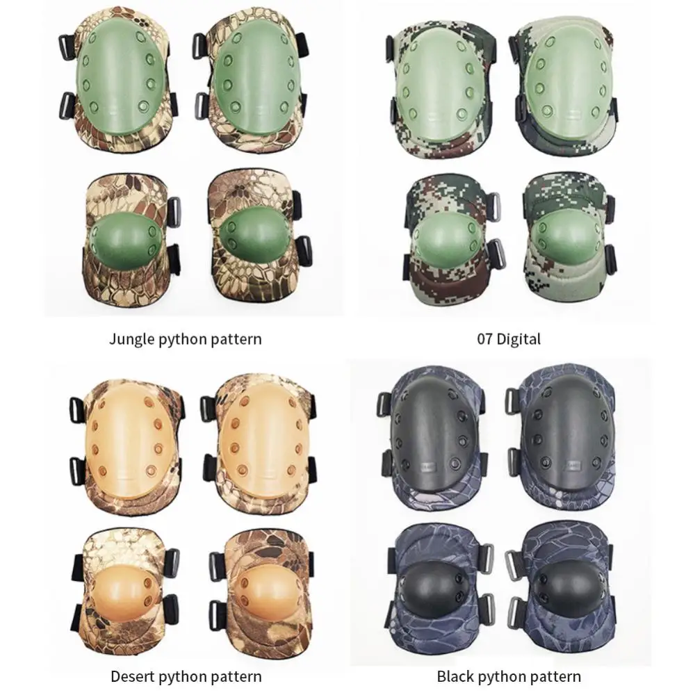 

2022 New Tactical Knee Pad Elbow CS Military Protector Army Kneepad Safety Gear Knee Protective Pads Airsoft Outdoor Hunting