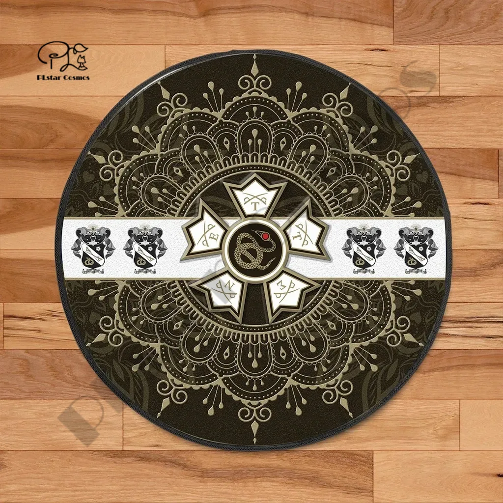 

Sigma Nu Royal Newest Gift Hot Colorful Round Circle Carpet 3D Area Rug Non-slip Floor Dining Living Room Mat Soft Bedroom