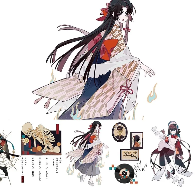 

OKMT 9 см x 3 м, наклейки для домашних животных в японском стиле