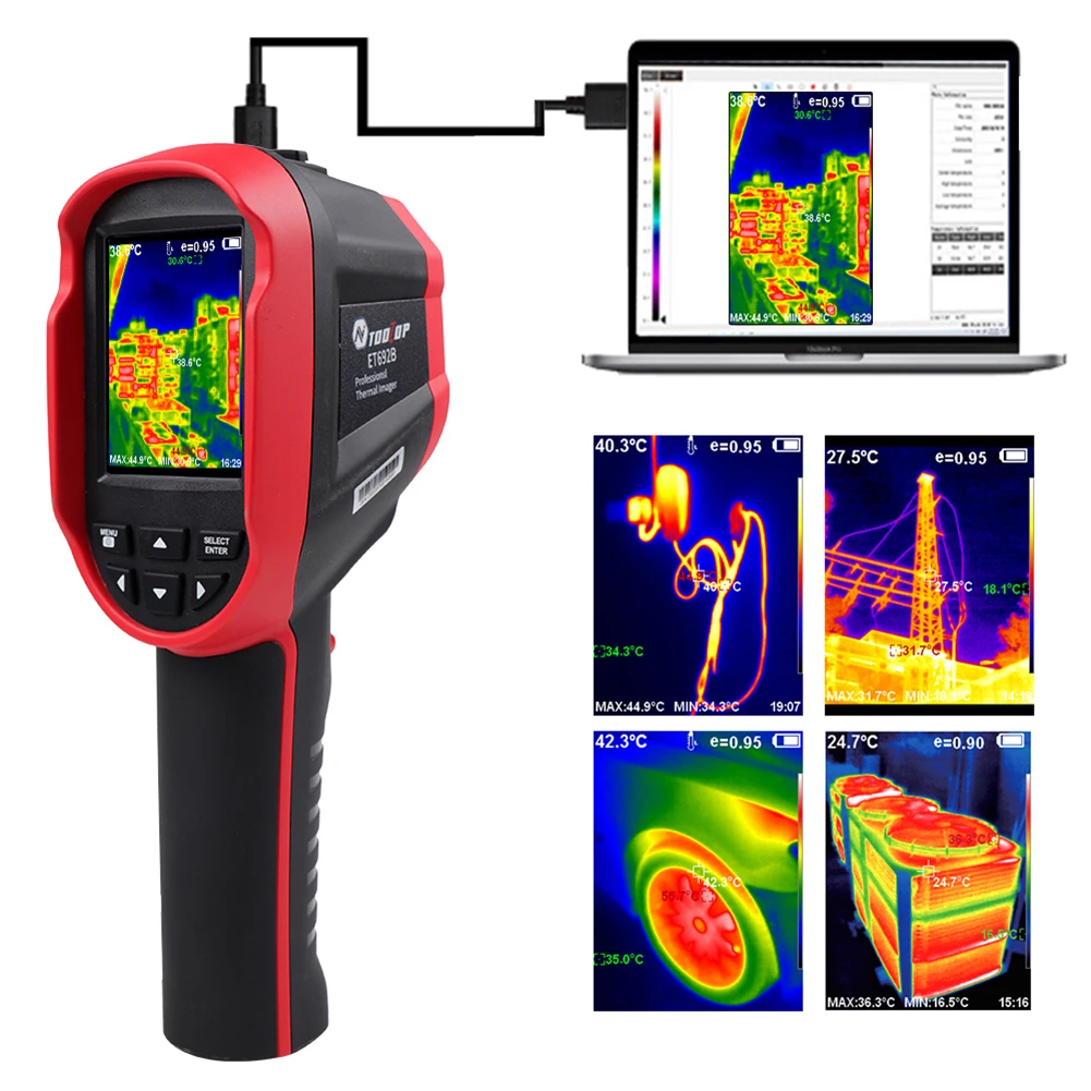 

2.4 Inch TFT Screen Infrared Thermal Imager with Data Transmission Temperature Thermal Camera Resolution 160x120 for PCB Circuit