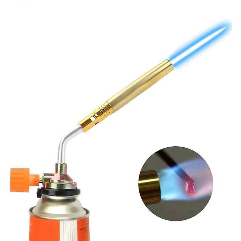 

Welding Gas Torch Portable Soldering Heat Gun Welding Equipment Flame Gun Brazing Flamethrower for Outdoor Camping BBQ