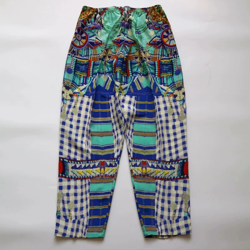 

Лето 100%, прямые брюки из шелка тутового шелкопряда, свободная облегающая Домашняя одежда, повседневные женские брюки, укороченные брюки