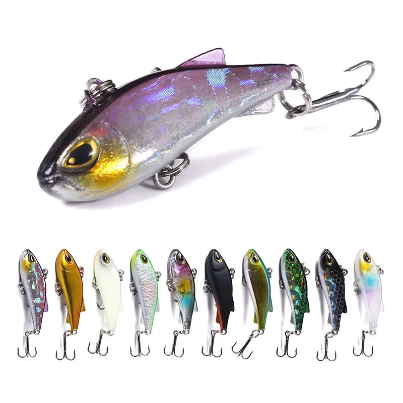 

VI041 4CM-4G-12# VIB Mini Sinking Metal Water Flutter Swimming Luya Lure Bait 4G Micro Warping Fishing Bass Subbait Wobbler Gear