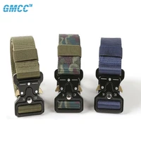 618 hot salling tactical mens belt outdoor designer camouflage military waistband quick release easy buckle canvas nylon belt