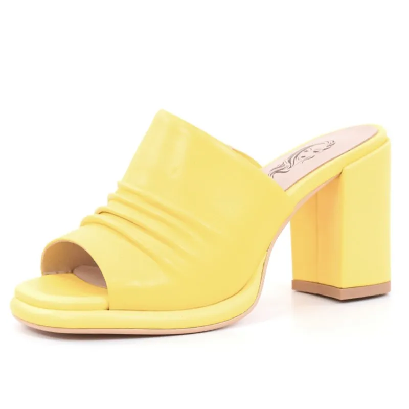 

Dilalula Fashion Women Slippers 2022 Summer Genuine Leather Thick Heels Women Sandals Newest Concise Party Casual Shoes Woman